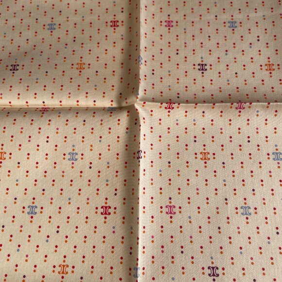 Celine Cotton Scarf – NWT – Cat & Chair Motif - Picture 7 of 9